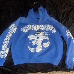 Hellstar Blue Hoodie (Large)