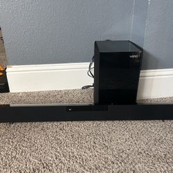 Vizio Soundbar & Subwoofer 