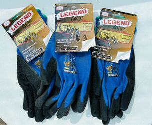 Work Gloves in Large ($3 per pair/ $3 cada par)