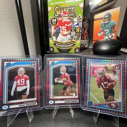 Jacob Cowing Jordan Watkins Isaac Guerendo 49ers RC Football Emoji