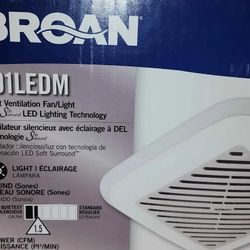 NEW Bath Vent/Light, LED, 110 CFM