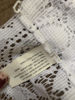 3 pc set of lace curtains