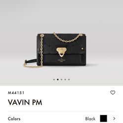 Louis Vuitton Vavin NV Pm M.emp.noir