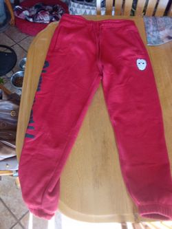 Friday the 13th sweatpants,size large