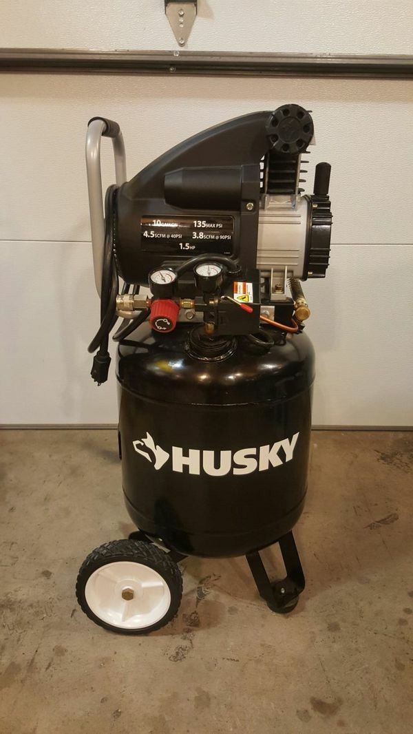 Husky 10 Gallon, 135 PSI, 120V/15A, Air Compressor, Model 1001574543
