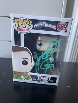 Power Rangers Tommy Autographed Funko Pop