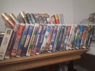 Large Lot of VHS Tapes Disney and More