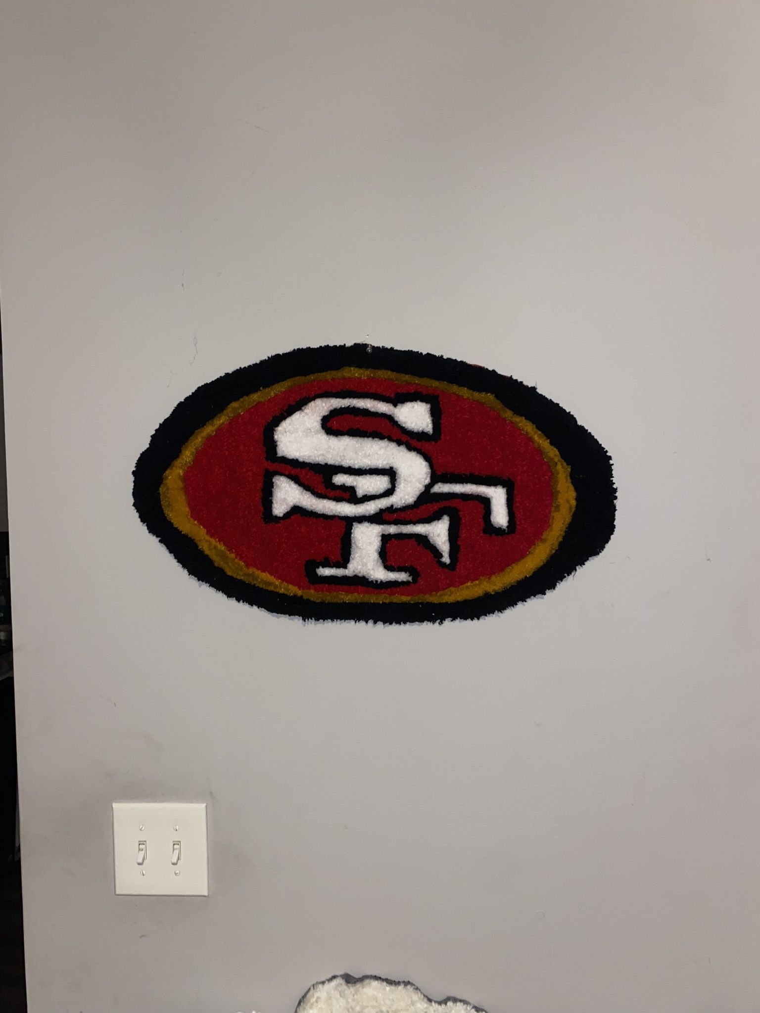 CUSTOM 49ers RUG