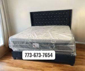 New Arrival 🚨 King Bed Frame + Mattress 🚛  Ready For Delivery ✨