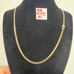 14K Solid Gold 🇨🇺 Links Chain 13.9Gr 18 Inches Long 