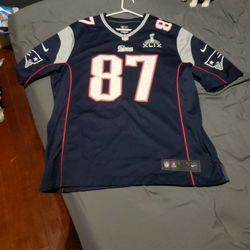 Extra large NE Patriots Gronk Super Bowl Jersey