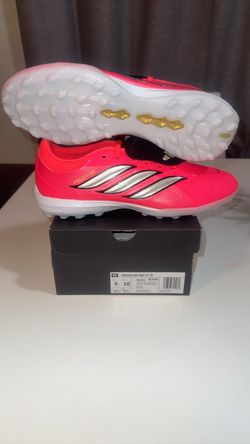 PREDATOR PRO FOLD-OVER TONGUE TURF SOCCER CLEATS sizes 8.5 thru 10.5