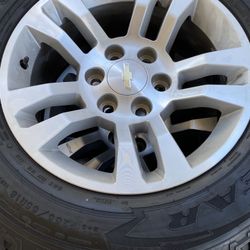18 Inch Oem Chevy Rims And Tires