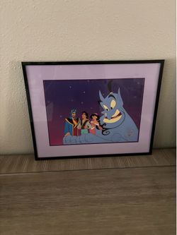 Disney Aladdin Framed Animation Cel Print