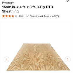 1/2 Plywood 