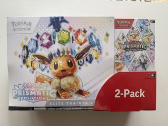 Pokémon TCG Prismatic Evolutions Elite Trainer Box 2-Pack