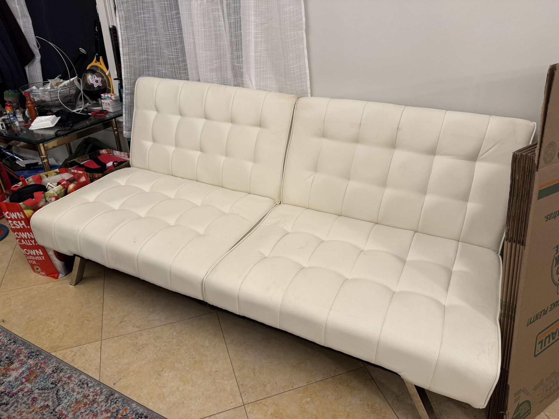 White Futon