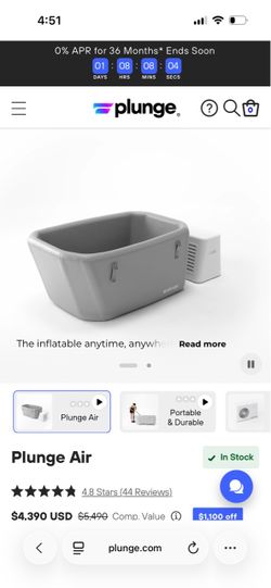 Plunge Air Cold Plunge Tub
