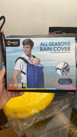 Baby carrier rain cover