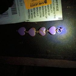 Amythist Purple Hearts