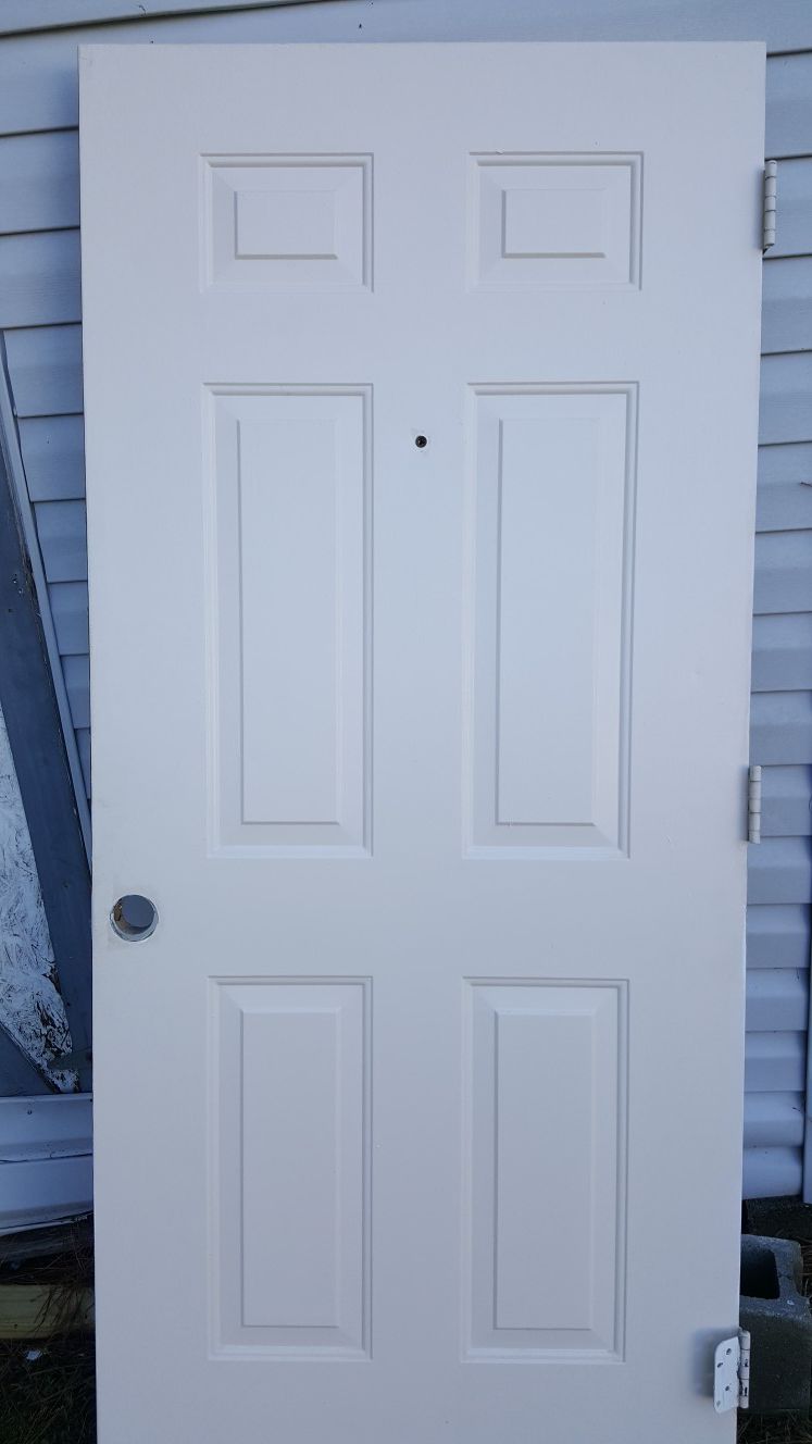 Steel exterior door