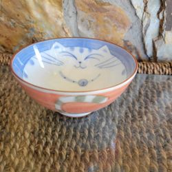 Japanese Porcelain Cat Appetizer Set