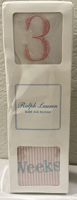 Ralph Lauren - Baby’s Age Milestones Blocks
