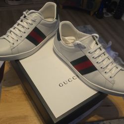 GUCCI ACE SNEAKERS WHITE
