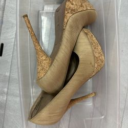 Dollhouse Cork Heels 