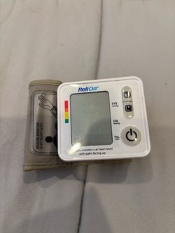 ReliOn wrist blood pressure reader