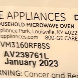 GE Household Microwave 