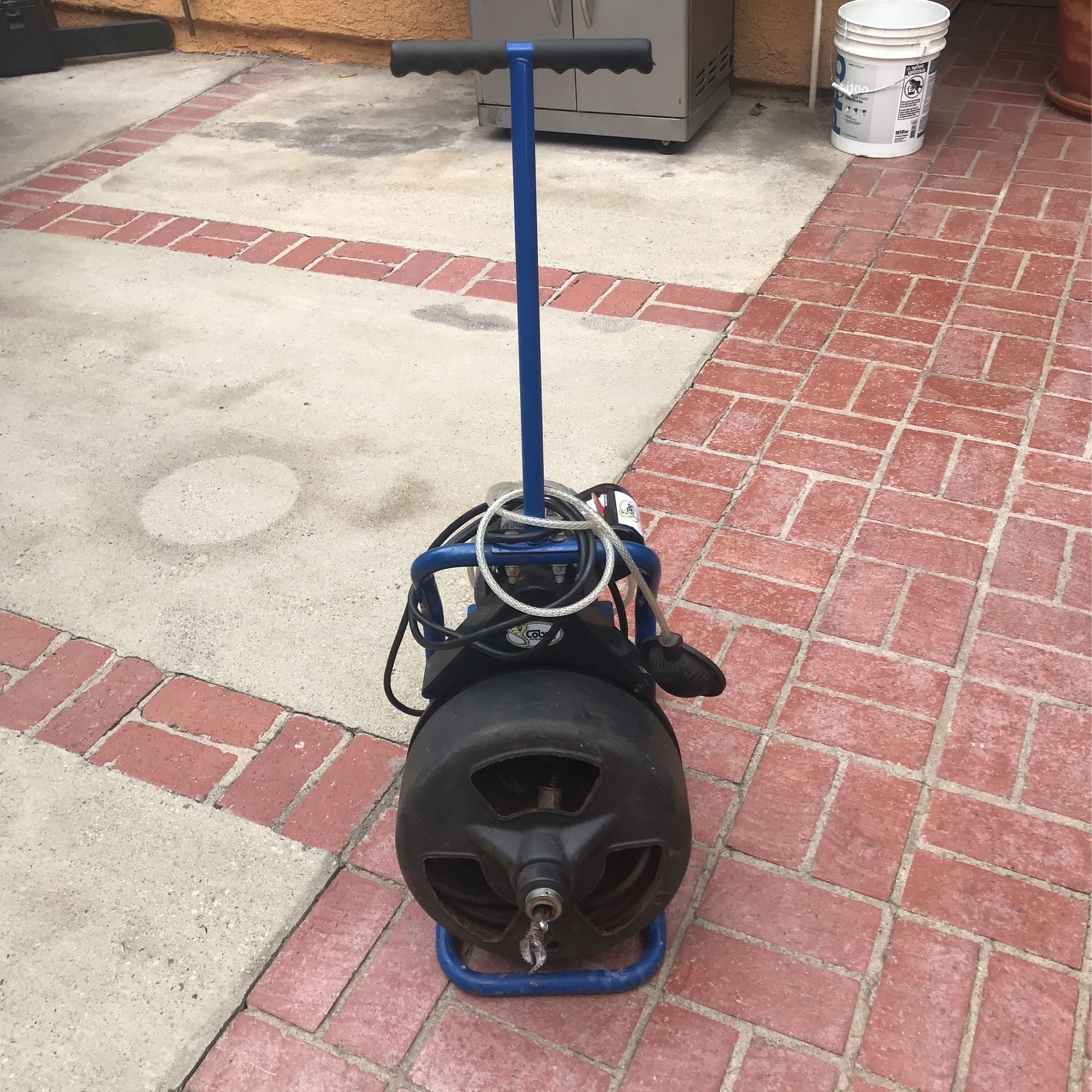 Cobra Drain Snake Cable 3/8”x100’feets Long Used Couple Times Only Good