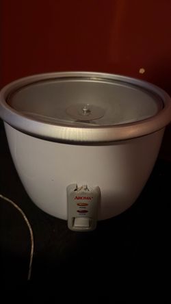 Aroma Rice Cooker with Glass Lid