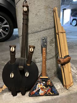 Small Traditional Instruments from Africa/Thailand & Russia