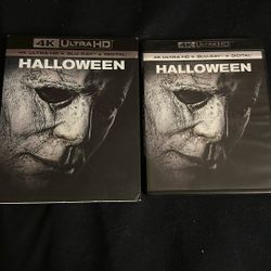 Halloween 4k Movie With Slipcover 