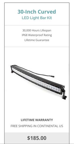 OFFROAD LED LIGHT BAR 30" CURVED NEW RAM TOYOTA CHEVY FORD DODGE HARNESS OFF ROAD BAJA OVERLAND 4X4 AUXILIARY DESIGNS