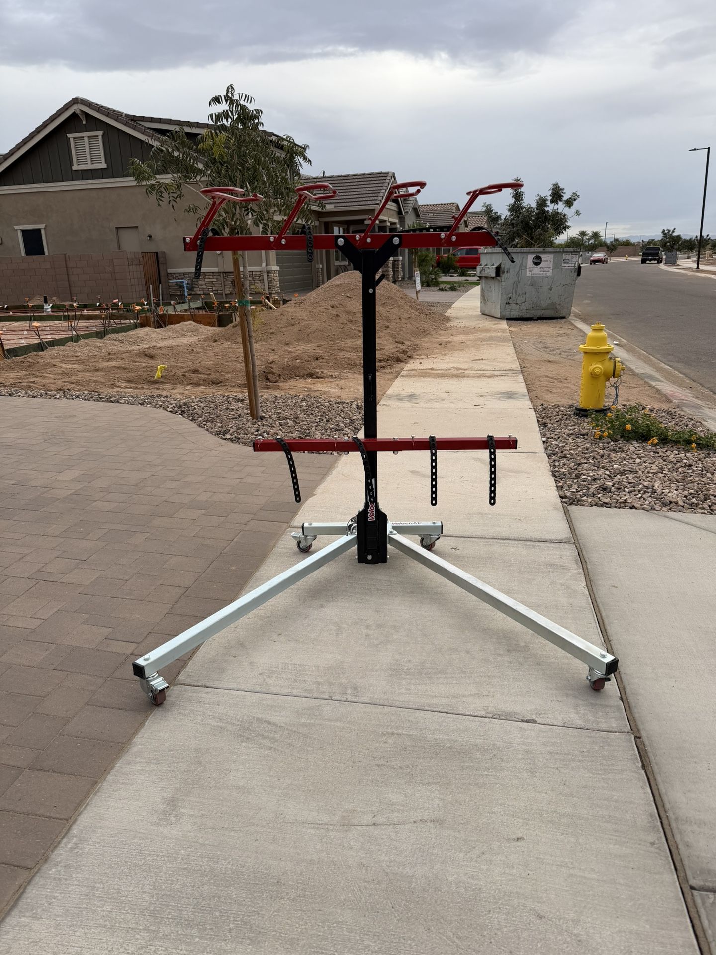 Velocirax 412 Bike Rack with stand
