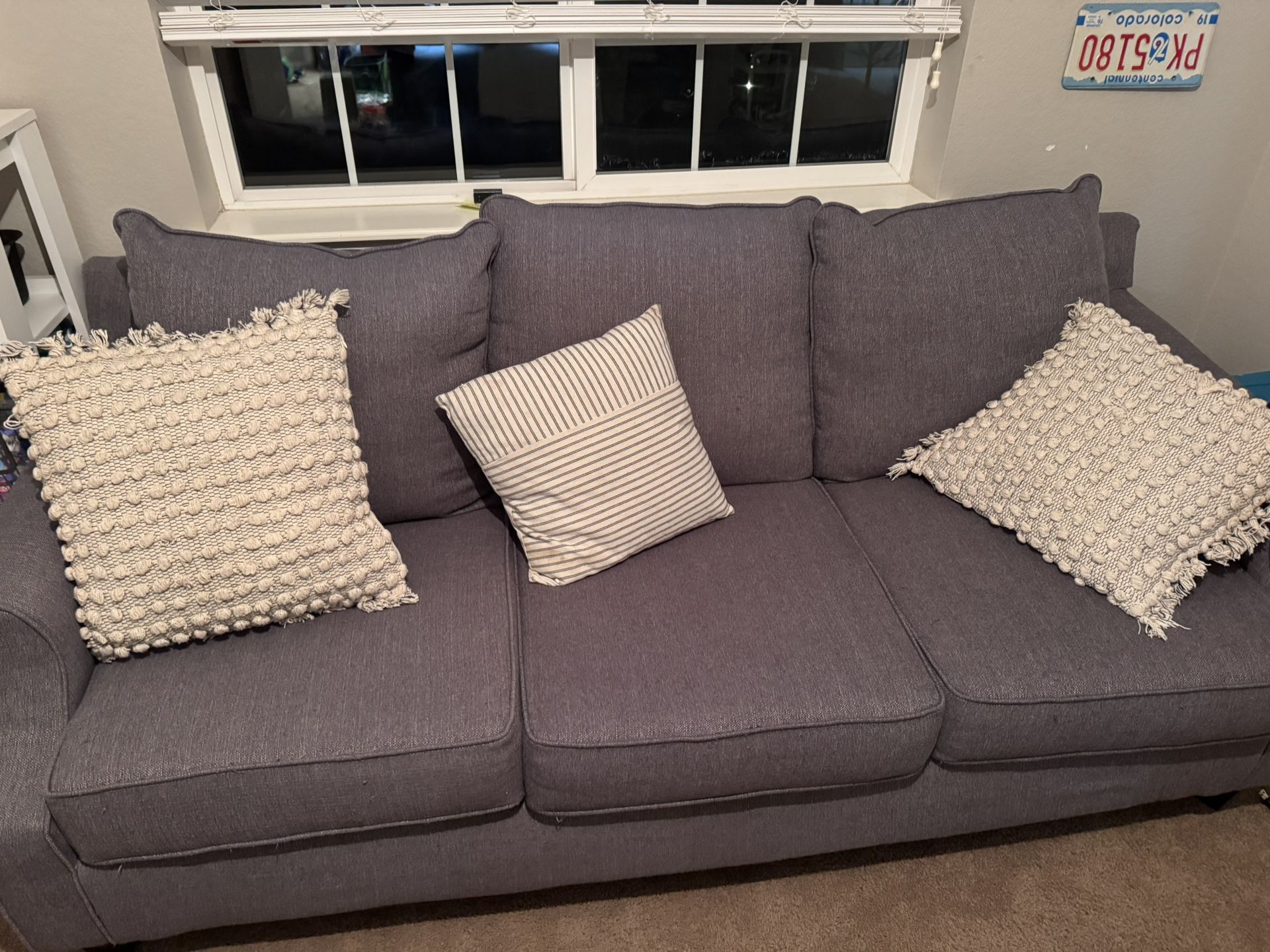 Grey American Furniture Couch