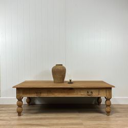 Vintage Solid Wood Coffee Table 