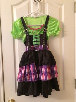 Halloween girls witch costume