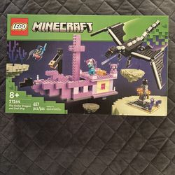 Unopened Lego The Ender Dragon And End Ship 21264