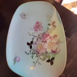 Vintage Porcelain Oblong Plate crafted by Schumann Arzberg in Bavaria.