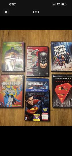 Lot Of DC Films + Super friends +BATMAN + Superman Unbound & MORE DCU Justice