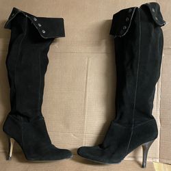 NWOB Nine West Suede Knee High Boots 10
