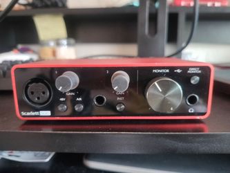 Focusrite Scarlett Solo 3rd Gen USB Audio Interface ($120 OBO)