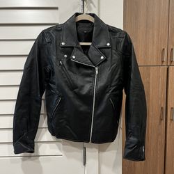[Uniqlo] Faux Leather Rider Jacket