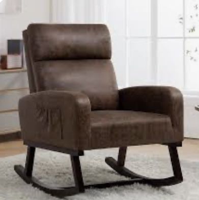 Brand New Coffee Coffee Rocking Chair