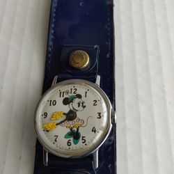 Minnie Mouse Vintage Walt Disney Productions 1970's Wristwatch