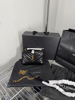 Saint Laurent College Mini Quilted Bag