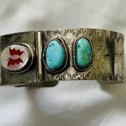 Turquoise cuff bracelet